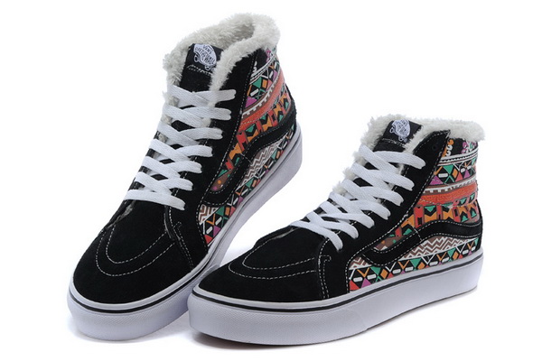 Vans High Top Shoes Lined with fur--029